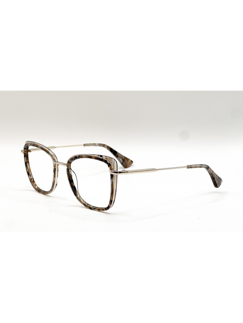 Salsa SA 20210 BK/G Black/Gold Cat Eye Authentic Eyeglass Frames 54-19